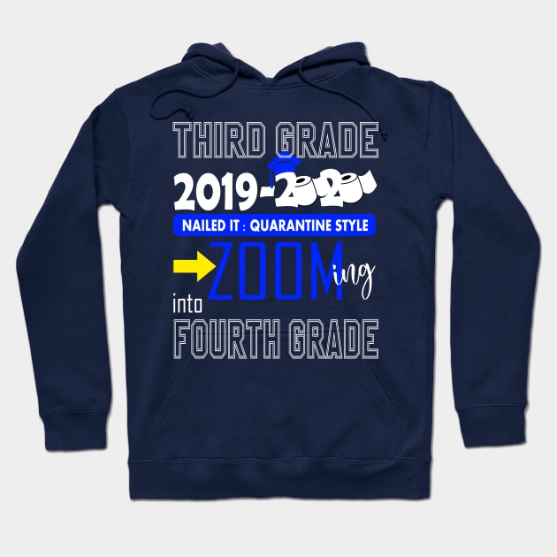third grade zooming into fourth grade..third grade graduation gift Hoodie by DODG99